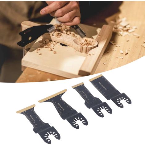 Set mit 6 multifunktionalen Sägeblättern für die Holz- und Metallbearbeitung (1/5)