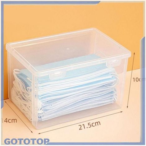 boîte de rangement de médicaments Boîte de rangement transparente, conteneur de stockage meuble rangement Grand (1/4)