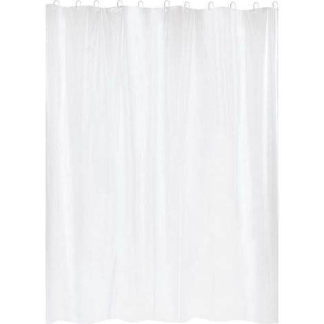 Gelco Cortina de ducha en PEVA blanca 180x200 cm