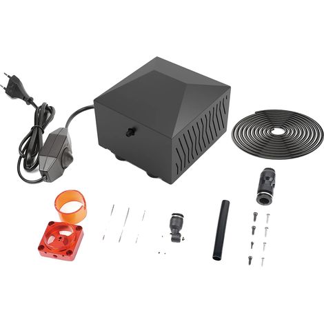 Luftpumpe, 25 l/min Fördermenge, einstellbarer Luftstrom, Sauerampfer (1/2)