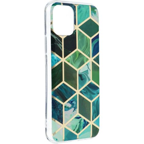 Handy Hülle Schutz Cover Case "Marble Cosmo" Muster Handyschale Tasche kompatibel mit iPhone Xs Motiv 8