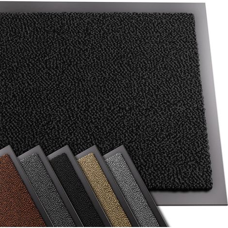 VOUNOT® Felpudo Entrada casa, 40x60cm, Negro