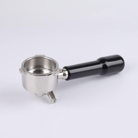 Porte-filtre 51 mm 3 oreilles avec double bec pour EC680/EC685/EC785/EC820/EC850/EC860, panier filtrant avec poignée ABS et porte-filtre en acier inoxydable, noir (1/5)