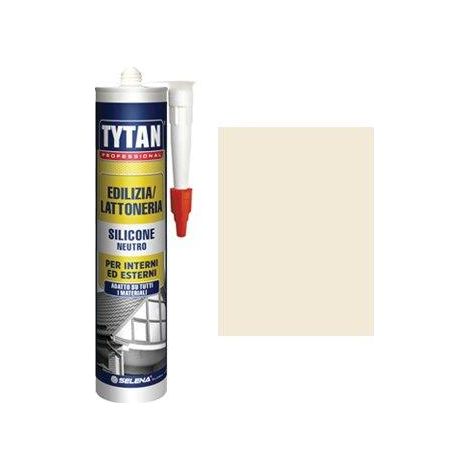 SILICONE NEUTRO TYTAN - AVORIO RAL 1013 ML 300- 2 pezzi