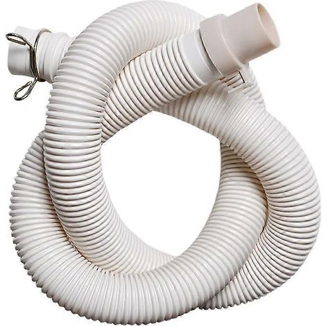 Tuyau de vidange allongé de 32 mm de diamètre pour lave-linge évier de cuisine ou baignoire (3 m). (1/4)