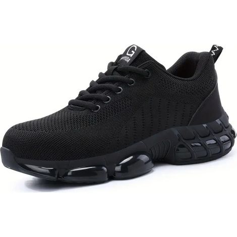 Chaussures de sécurité à bout en acier pour hommes, chaussures de travail anti-crevaison, chantier industriel et de construction-40 (1/5)
