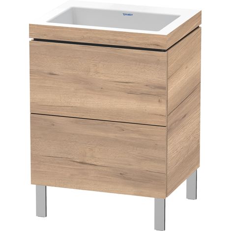 Duravit L-Cube c-bonded Set stehend, 2 Schubkästen, ohne