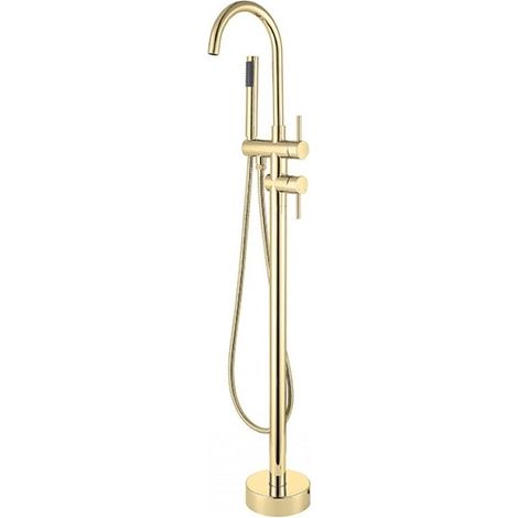 Mitigeur de baignoire îlot doré ILLUSION II 110 cm (1/3)