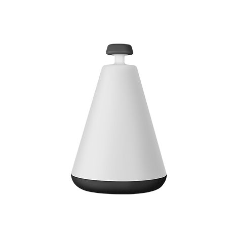 Buoy Lampadaire Portable Gris, Variateur 3 Niveaux Sur Pied De Lampe 1x LED Intégrée, IP44 (1/2)