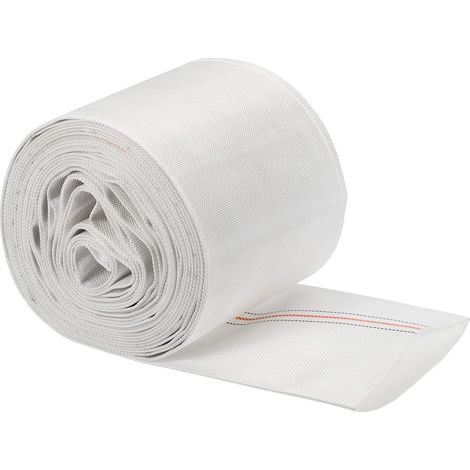 Tuyau de Refoulement 100mm ID 10m de Long Tuyau Vidange Piscine PVC Léger Contre-Lavage Tuyau Lay Plat Renforcé Décharge 0.8Mpa Pour Piscine (1/5)