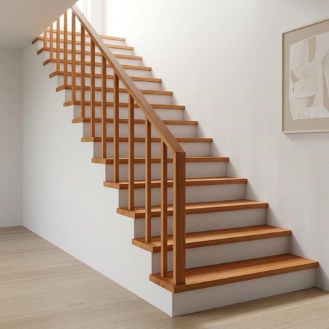 vidaXL Marches d'escalier 20 pièces 80 x 30 x 2 cm Marron Clair (1/5)