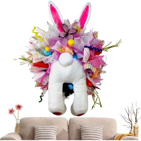 Couronne De Printemps Artificielle de Pâques Saisonnière Amusante (1/5)
