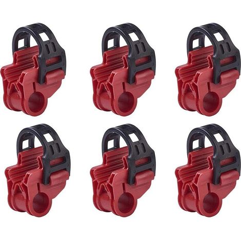 support de vélo pour voiture SUV support de coffre de véhicule support de cyclisme de rangement Transporteur Crochets de rechange, Rouge et noir (1/5)