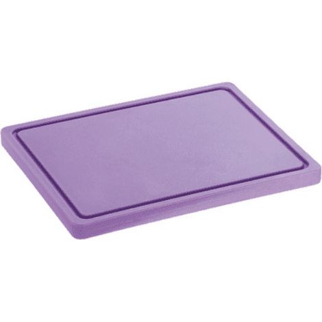 Planche à découper (L)290 x (P)225 mm, HACCP, en polyéthylène violet (1/3)