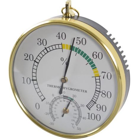Thermomètre hygromètre bimétallique pour intérieur – Plage de température -15°C à +55°C – Précision +/-2°C – Humidité 0% à 95% HR – Stil (1/7)