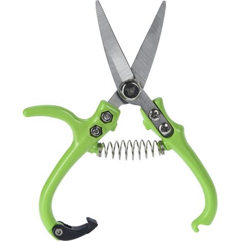 IPAE PROGARDEN Gartenschere 16,5cm (5,5cm Klinge), grüne Farbe
