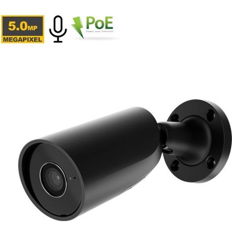 Ajax Telacamera IP bullet 5Mp PoE Nero - BulletCam 79025 (4mm)