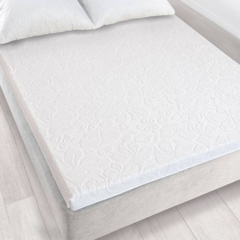 Lenzuolo con angoli elasticizzati Zwoltex TULIPAN6 jacquard, bianco, 275 g, 150x205 cm (1/2)