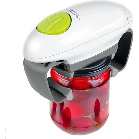 Ouvre-bocal électrique One Touch - Décapsuleur automatique puissant pour les mains faibles et les personnes âgées souffrant d'arthrite (1/4)