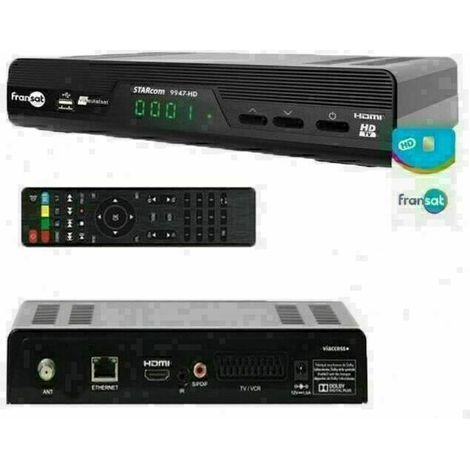 OPTEX RECEPTEUR FRANSAT HD 9947 TV SATELLITE HD (AVEC CARTE) (1/4)