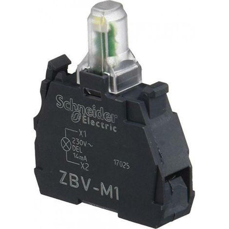 Schneider elemento luminoso con led integrato bianco (1/6)