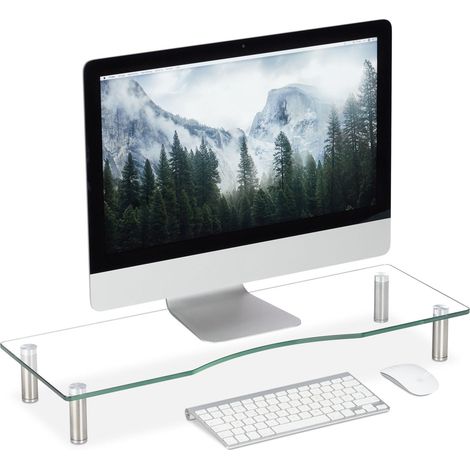 Soporte de pantalla en cristal