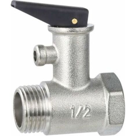 Soupape de Décharge de Pression de Sécurité de Chaudière de Qualité Supérieure pour Chauffe eau,DN15 (1/4)