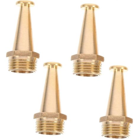 Pieces Water Nozzle Garden Hose Spray Nozzle Fire Watering Head Nozzle Hose Sprayer Garden Hose Irrigation Fitting (1/5)
