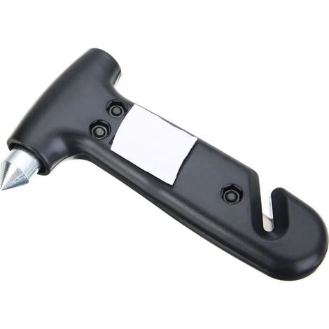 Marteau d'urgence pour voiture, marteau de sécurité pour vitres de voiture, outil de secours pour voiture, coupe-ceinture de sécurité d'urgence-AquaForge (1/4)