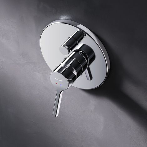 AM.PM Unterputz Mischbatterie o. Brauseset Unterputz Duscharmatur Unterputz Dusch Armatur Unterputz Wannen-Brausebatterie , Chrom (1/5)