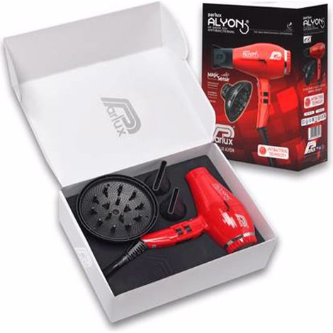 Secador de pelo - Parlux - Alyon Air Ionizer Tech - Rojo - 2250 Watts - Ecológico