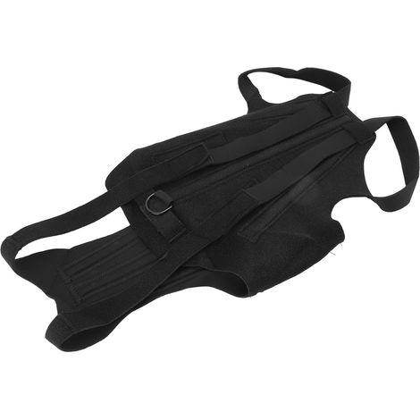 Veste de soutien dorsal pour chien en polyester rigide et flexible, idéale pour la marche. (1/5)