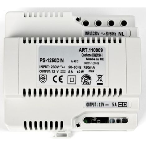 ALIM.MOD 12V 5A Accessoire portier collectif - Aiphone 110909
