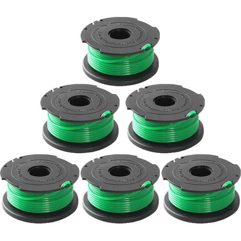 LangRay Ersatz Auto Feed Spool Line für SF-080 20ft 0,080 Zoll Kantenschneider Passend für Schwarz und Decker GH3000 LST540 LST540B GH3000R SF-080-BKP Kantenschneider (6er-Pack) (1/5)
