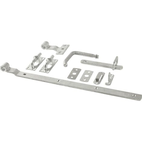 Plus Torbeschlag für Einzeltor niedrig oder hoch verzinkt inkl. Schrauben Holzzäune