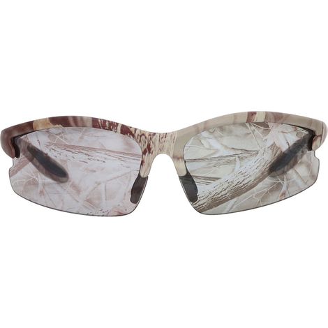 Lunettes de protection camouflage légères et résistantes à monture demi-cercle, verres anti-choc pour voyage et pêche (1/5)