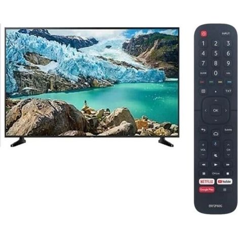 Télécommande de remplacement ERF2F60G - Compatible Hisense Smart TV - Noir - Sans Fonction Vocale (1/3)