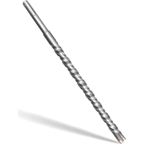 Foret SDS Plus 14mm x 250mm,avec 4 taillants en carbure et double vis, pour béton, pierre naturelle (1/5)