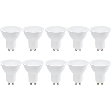 Pack 10 ampoules LED ALPINALUZ GU10 7 W 770 lm 4000K blanc froid