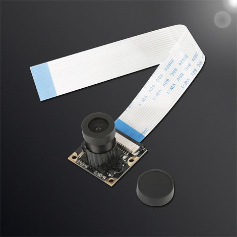 Module caméra de vision nocturne 5MP 72° pour Raspberry Pi B 3/2 (1 pièce) (1/5)