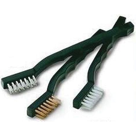 Bürsten-Set CG0504A, 3-teiliges Bürsten-Set (Stahl, Messing, Nylon)