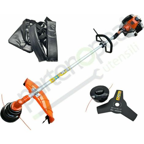 Decespugliatore a Scoppio 52cc Tagliaerba Rasaerba Tagliabordi Per Giardinaggio