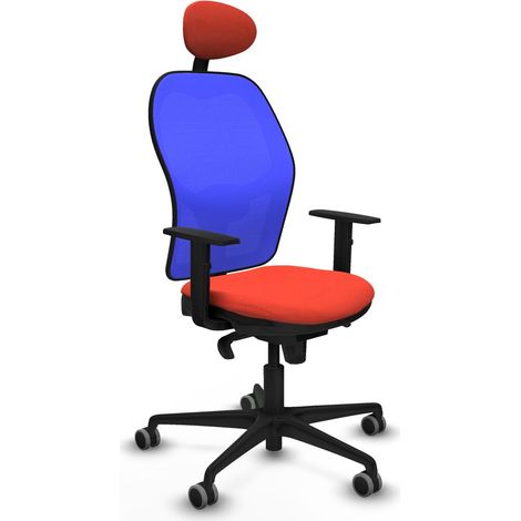 Sedia Ufficio con Poggiatesta Jorquera Piqueras y Crespo 1D036G1 Arancione scuro (1/5)