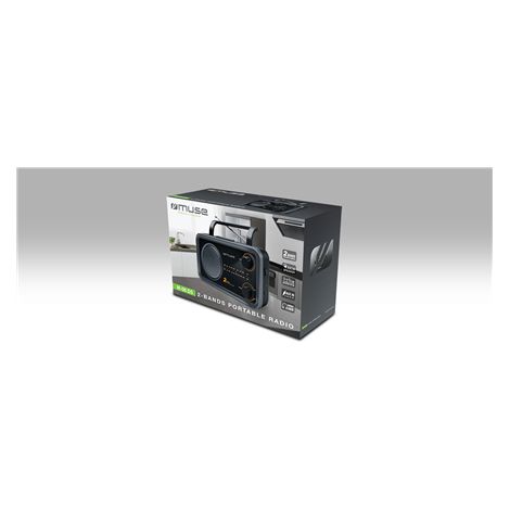 Radio portable analogique noir - Muse - M06DS (1/5)