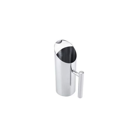 Depósito de agua de acero inoxidable, depósito de agua de 1 L / 1,5 L / 2 L (olla de 1,5 L de ajuste recto - plateada) - Crezuo