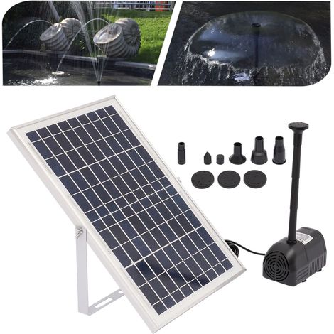 Bomba de energía solar 10W 1000l/h bomba solar bomba de cascada fuente de estanque de jardín