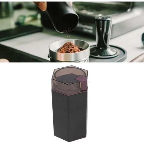 Broyeur à Café Électrique 150W 30000 RPM avec Couvercle Transparent et Brosse de Nettoyage - Cuve en Inox ABS pour Maison Bureau (1/4)