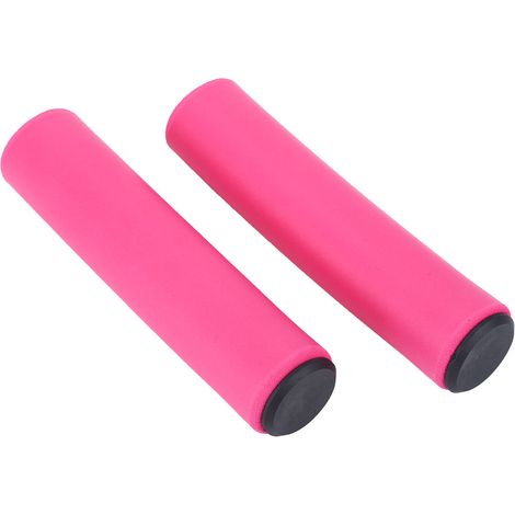 Set mit 1 Paar Schaumstoff-Lenkerschützern für Mountainbikes, rutschfest und stoßdämpfend, pink (1/5)