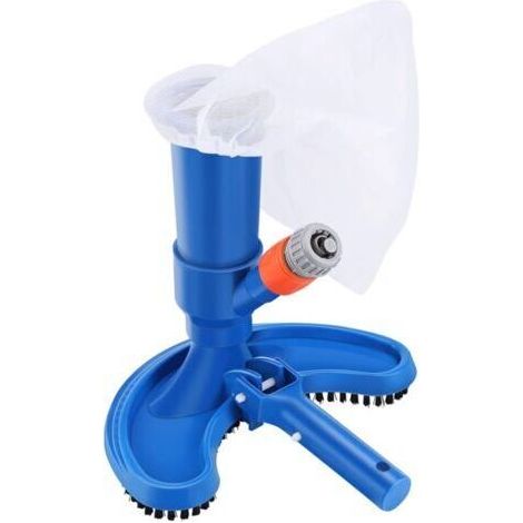 Aspirateur de Piscine Portable Aspirateur Piscine Hors Sol Aspirateur Nettoyeur à Jet de Piscine avec Sac en Filet à Cordon Outil de Nettoyage de Piscine (1/4)