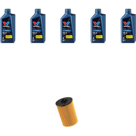 Kit filtro olio e 5L compatibile con SKODA KAROQ 2.0 Tdi 140kw DAL 2017